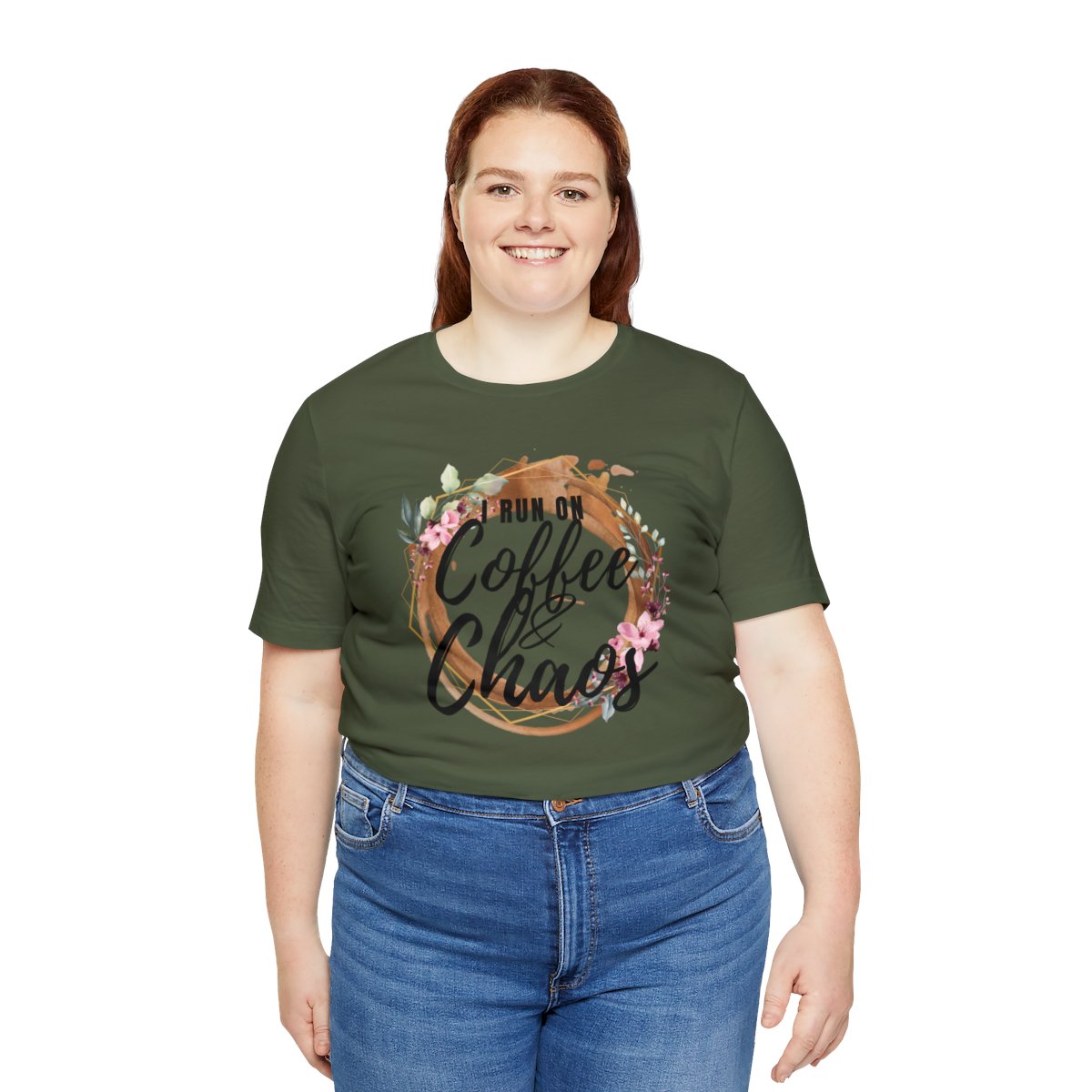 I Run on Coffee and Chaos Unisex Tee - Image 55