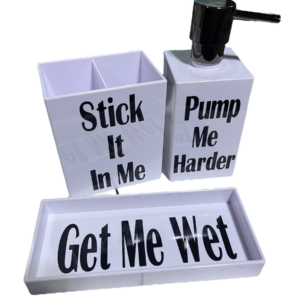 Naughty Bathroom Set