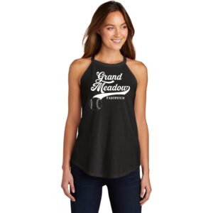 Women's High Neck Grand Meadow Fastpitch Vintage Tank