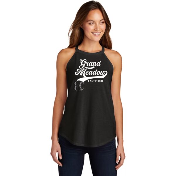 Women's High Neck Grand Meadow Fastpitch Vintage Tank