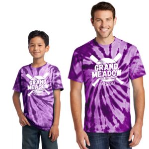 Tie Dye Unisex Grand Meadow Fastpitch Tee Youth and Adult