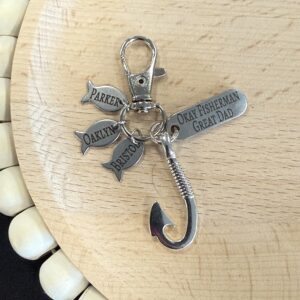 Okay Fisherman, Great Dad Keychain
